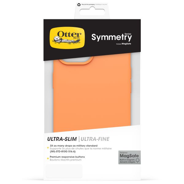 OtterBox Symmetry Backcover MagSafe für das iPhone 15 / 14 / 13 - Sunset Orange