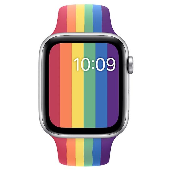 Apple Sport Band für Apple Watch Series 1 bis 10 / SE / Ultra (2) (44/45/46/49 mm) - Pride Edition