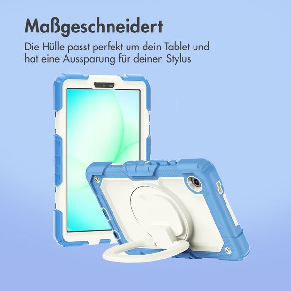 imoshion Rugged Kindersicher Schutzhülle Samsung Galaxy Tab A11 Plus / A9 Plus - Blau