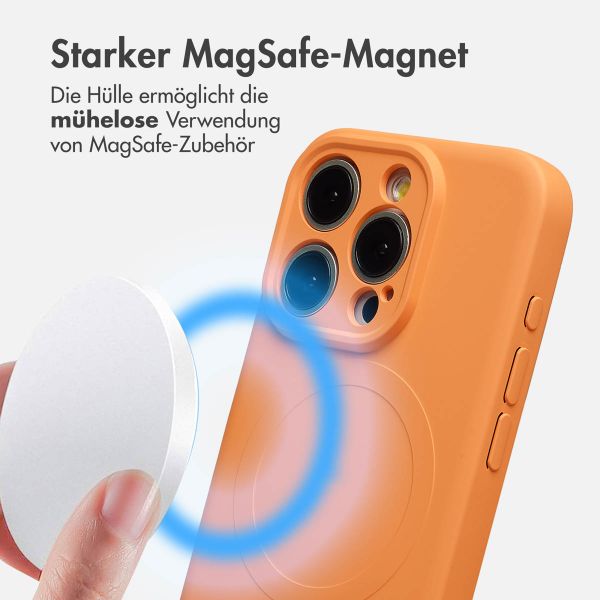 imoshion Color Back Cover mit MagSafe Apple iPhone 15 Pro - Neon Orange