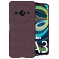 imoshion EasyGrip Back Cover für das Xiaomi Redmi A3 - Aubergine