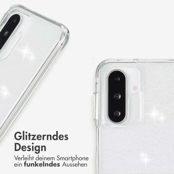 imoshion Klare Glitter Backcover Samsung Galaxy A36 / A56 - Silber