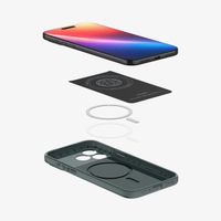 Spigen Thin Fit Backcover mit MagSafe Apple iPhone 17 Pro - Abyss Green