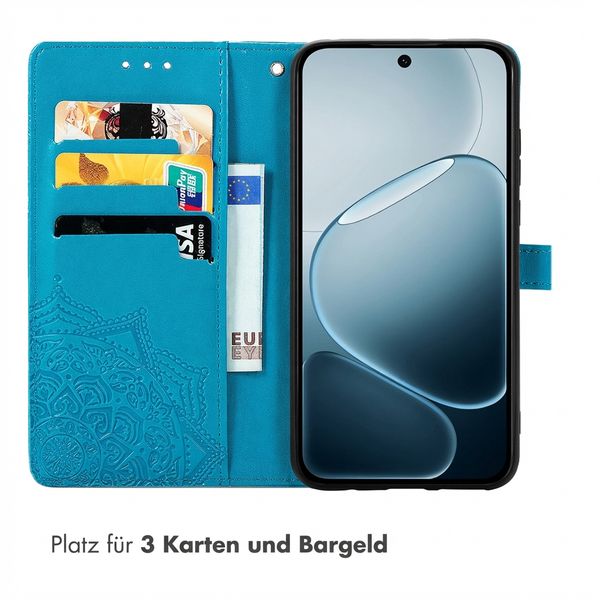 imoshion Mandala Klapphülle Oppo A6x (4G/5G) - Türkis