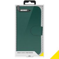 Accezz Wallet TPU Klapphülle Apple iPhone 12 (Pro) - Grün