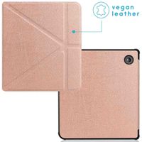 imoshion Klappbare Klapphülle für das Kobo Libra Colour - Rose Gold