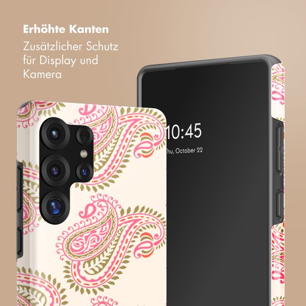 Selencia Vivid Back Cover Samsung Galaxy S25 Ultra - Paisley Blush