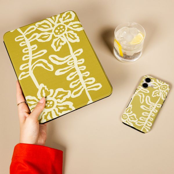 Selencia Vivid Klapphülle Apple iPad Air 11 Zoll (2026) M4 / (2025) M3 / (2024) M2 / Air 5 (2022) / Air 4 (2020) - Chalky Bloom