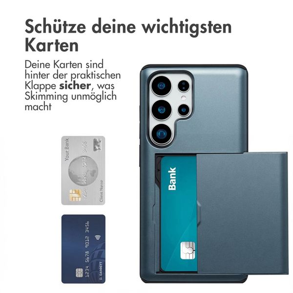 imoshion Backcover mit Kartenfach Samsung Galaxy S25 Ultra - Dunkelblau