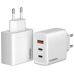 imoshion 65 Watt Ladegerät | 2x USB-C + 1x USB-A - Weiß