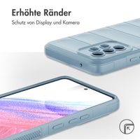 imoshion EasyGrip Back Cover für das Samsung Galaxy A53 - Hellblau