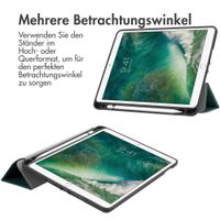 imoshion Trifold Klapphülle Apple iPad 6 (2018) 9.7 Zoll / iPad 5 (2017) 9.7 Zoll / Air 2 (2014)/Air 1 (2013) - Dunkelgrün