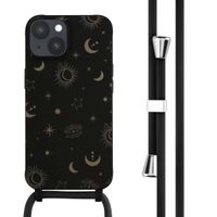imoshion Silikonhülle design mit Band für das Apple iPhone 14 - Sky Black