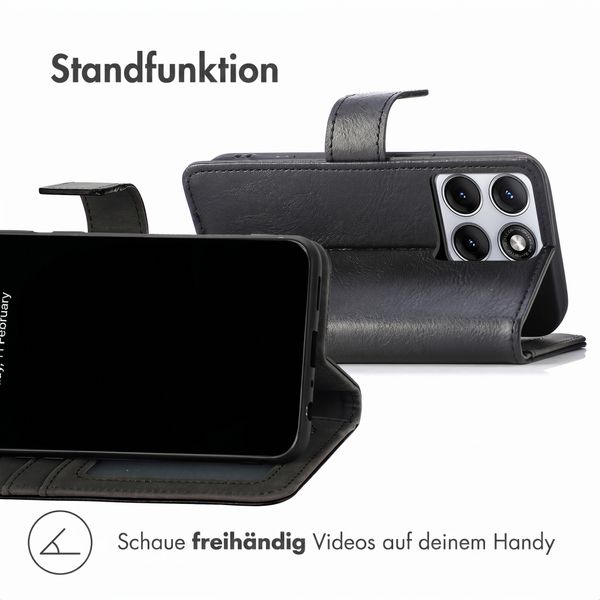 imoshion Luxuriöse Klapphülle Motorola Edge 70 Fusion - Schwarz