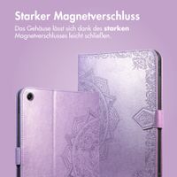 imoshion Mandala Klapphülle Samsung Galaxy Tab A11 Plus - Lila / Lilac