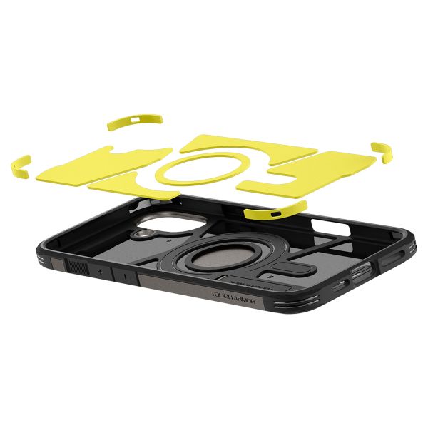 Spigen Tough Armor Backcover MagSafe Apple iPhone 16 Plus - Gunmetal