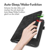 imoshion Klapphülle Sleepcover mit strap und stand für das Kobo Clara 2E / Tolino Shine 4 - Schwarz