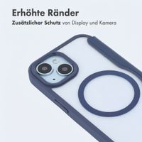 imoshion Transparente Bookcase mit MagSafe Apple iPhone 15 - Blau