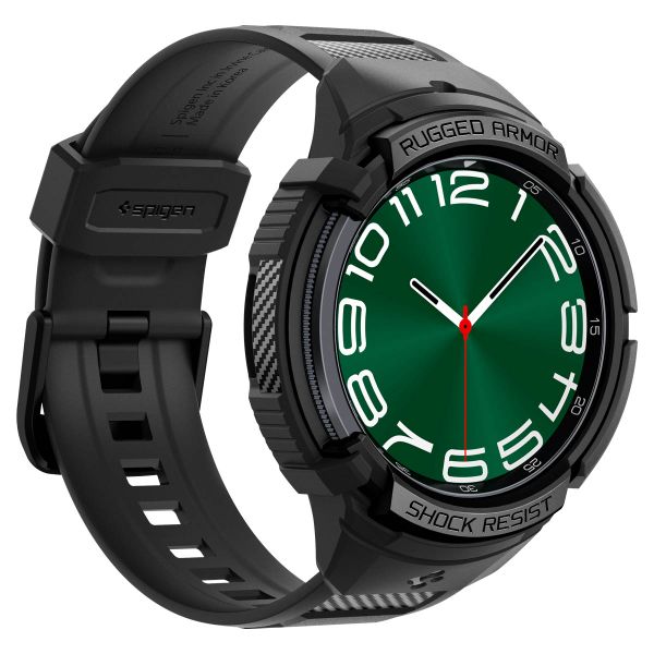 Spigen Rugged Armor™ Pro Case für die Samsung Galaxy Watch 6 Classic - 47 mm - Schwarz