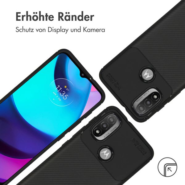 imoshion Carbon-Hülle für das Motorola E20 / E30 / E40 - Schwarz