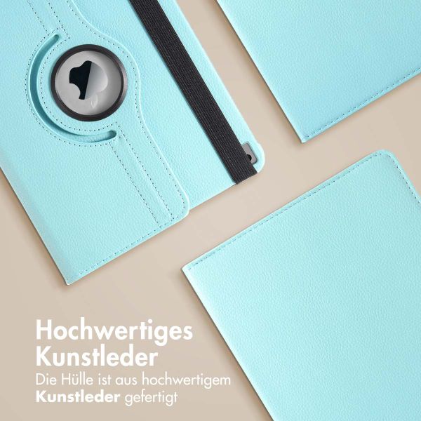imoshion 360° drehbare Klapphülle Apple iPad 9 (2021) 10.2 Zoll / iPad 8 (2020) 10.2 Zoll / iPad 7 (2019) 10.2 Zoll - Hellblau
