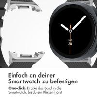 imoshion Flexibles Silikonarmband für das Samsung Galaxy Watch 8 (Classic) - 40 / 44 / 46mm - Schwarz