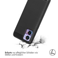 imoshion Brushed Back Cover Motorola Edge 30 Neo - Schwarz