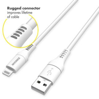 Accezz Lightning- auf USB-Kabel für das iPhone 13 Pro Max - MFI-zertifiziertes - 1 m - Weiß