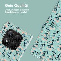 imoshion Design Klapphülle Xiaomi Redmi Note 14 Pro Plus (5G) - Blue Flowers