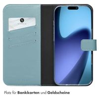 Selencia Echtleder Klapphülle Apple iPhone Air - Air Blue