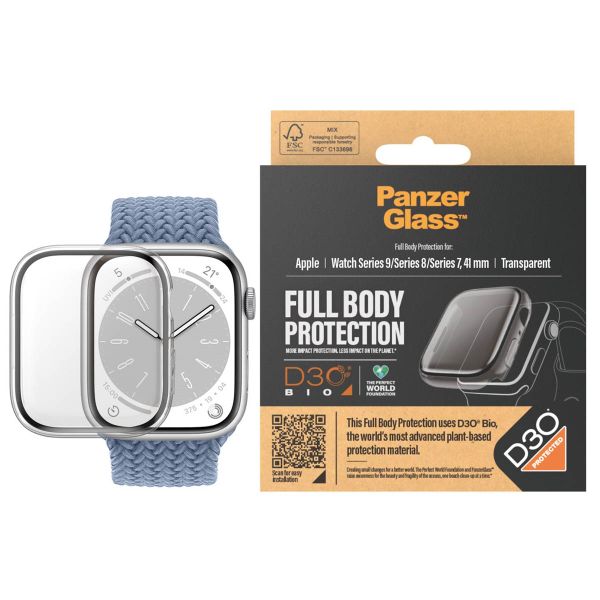 PanzerGlass Full Body Case für Apple Watch Series 9 - 41 mm - Transparent