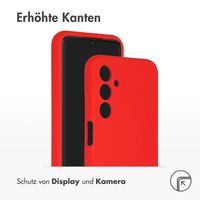 Accezz Liquid Silikoncase für das Samsung Galaxy A25 (5G) - Rot