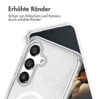 imoshion Sparkle Back Cover mit MagSafe für das Samsung Galaxy S24 - Glitzer Transparent