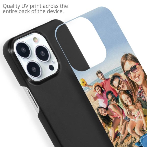 Gestalte deine eigene Apple iPhone 13 Pro Hardcase Hülle - Schwarz