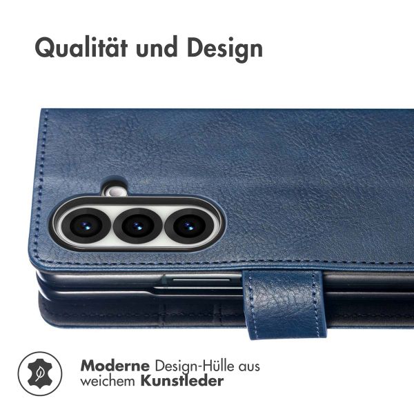 imoshion Luxuriöse Klapphülle Samsung Galaxy Fold 7 - Dunkelblau