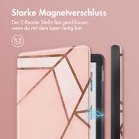 imoshion Design Slim Hard Case Sleepcover für das Kobo Clara Colour / Clara BW / Tolino Shine 5 / Shine Color - Pink Graphic