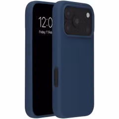 Accezz Liquid Silikoncase mit MagSafe Apple iPhone 18 Pro / 17 Pro - Dunkelblau