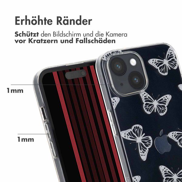 imoshion Design Hülle für das iPhone 15 - Butterfly