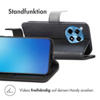 imoshion Luxuriöse Klapphülle OnePlus 12R - Schwarz