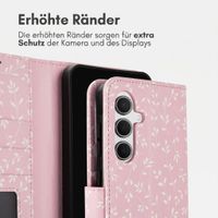 imoshion Design Klapphülle Samsung Galaxy A36 - Pink Bazaar Flowers