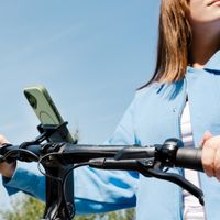 imoshion Aluminium Fahrrad-Handyhalterung - Leichtgewicht - Universal - Schwarz