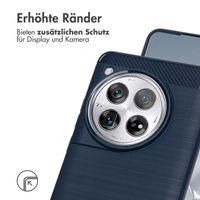 imoshion Brushed Back Cover für das OnePlus 12 - Dunkelblau