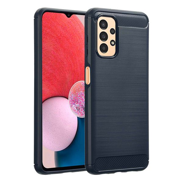 imoshion Brushed Back Cover Samsung Galaxy A13 (4G) - Dunkelblau