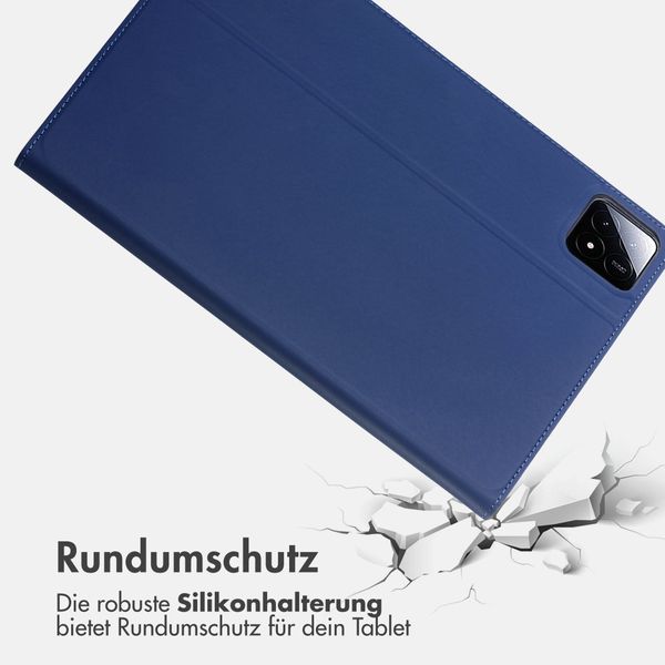 Accezz Classic Tablet Case für das Xiaomi Pad 6S Pro 12.4 - Dunkelblau