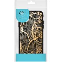 imoshion Design Hülle für das Apple iPhone 12 Pro Max - Blätter / Schwarz