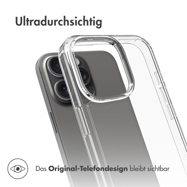 Accezz Xtreme Impact Case für das iPhone 16 Pro Max - Transparent