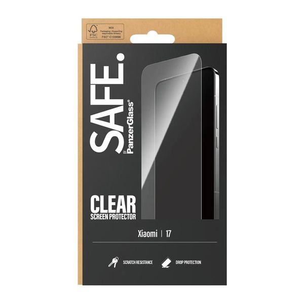 SAFE by PanzerGlass Ultra-Wide Fit Displayschutz Xiaomi 17