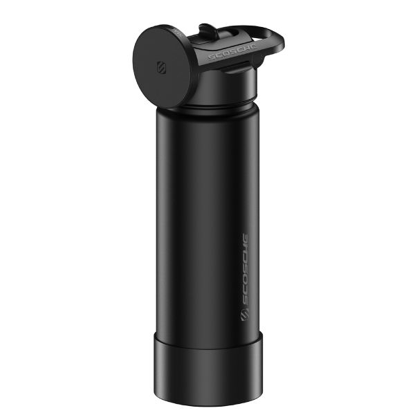 Scosche MagicMount Flask - Handyhalterung – Isolierte Trinkflasche 650ML – MagSafe – Schwarz