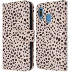 imoshion Design Klapphülle Samsung Galaxy A40 - Black And White Dots