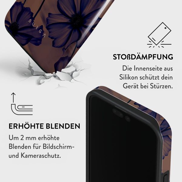 Burga Tough Back Cover für das Apple iPhone 15 Pro Max - Velvet Night